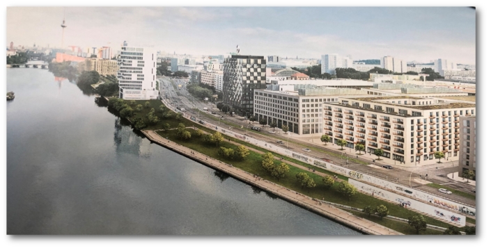 Berlin, Mühlenstraße, Wohnungen und Gewerbe