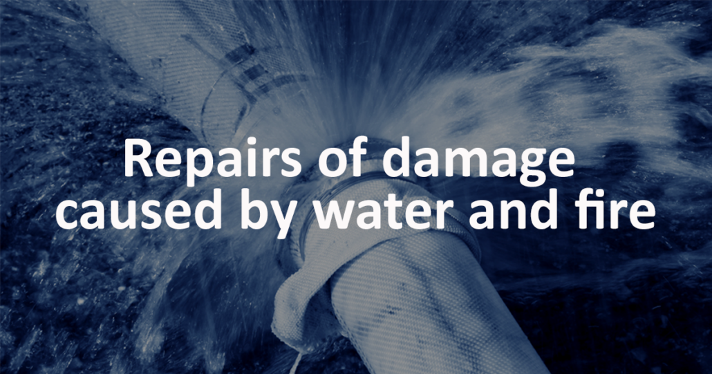 Rustler Immobilien Repairs of damage caused by water and fire_